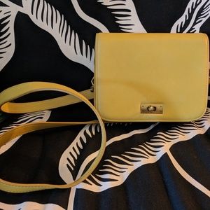 Yellow J Crew purse